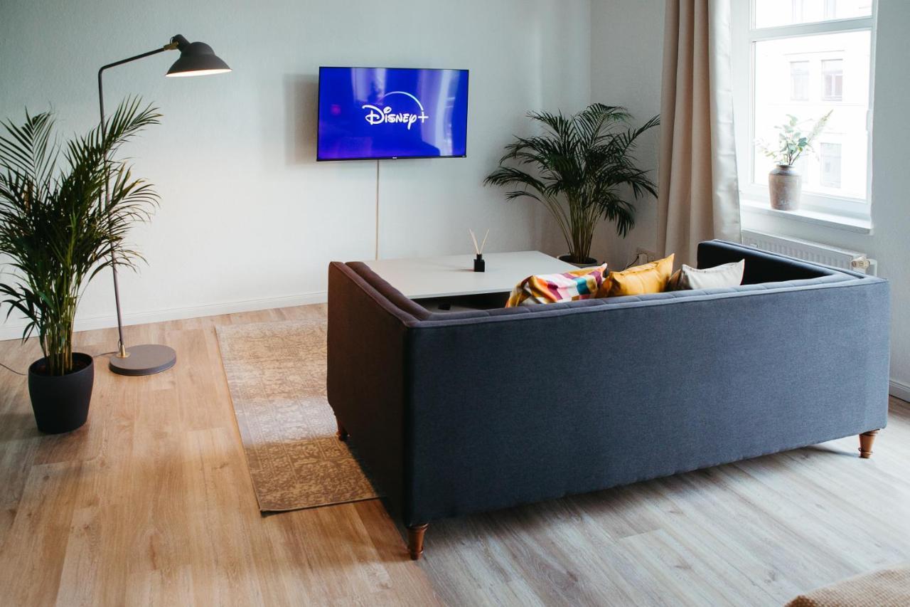 Magdeburg Wohnkomfort - Vollausgestattet - Streaming - Familie & Business Luaran gambar